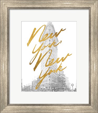 Framed Gilded New York Print