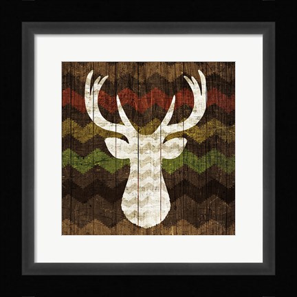 Framed Southwest Lodge - Deer II Print