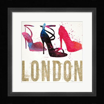 Framed Moda Splash I Light Print