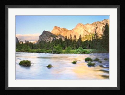 Framed Bridal Falls, Yosemite, California, Print