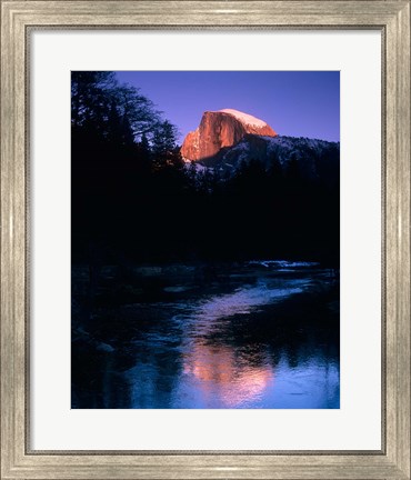 Framed Half Dome, Merced River, Yosemite, California Print