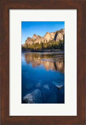 Framed Merced River in the Yosemite Valley Print