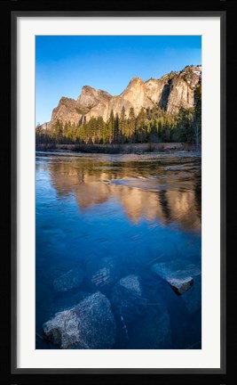 Framed Merced River in the Yosemite Valley Print