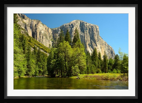 Framed Merced River on the Valley Floor, Yosemite NP, California Print