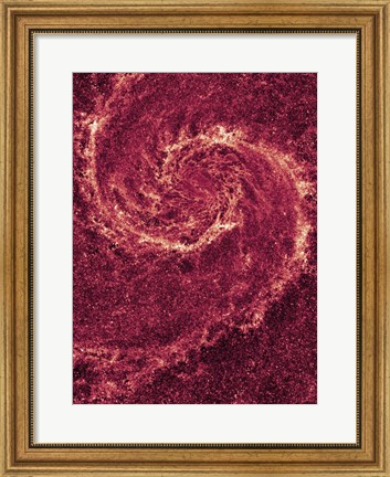 Framed Hubble NICMOS Infrared Image of M51 Print
