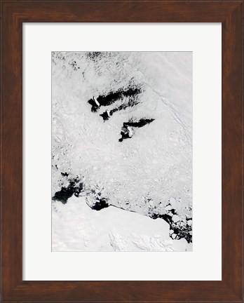 Framed Balleny Islands, near Antarctica Print
