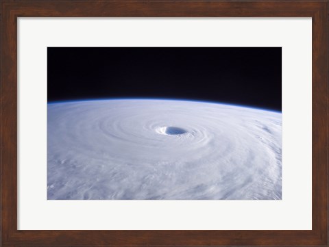 Framed Typhoon Nabi Print