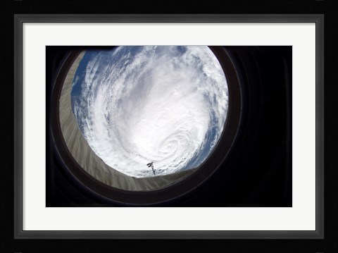 Framed Hurricane Ophelia Print