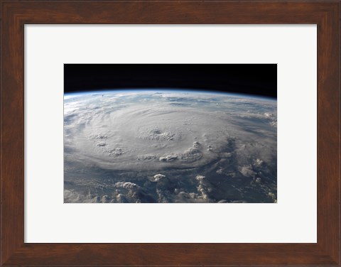Framed Hurricane Felix Print