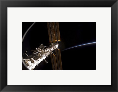 Framed Section of the International Space Station Print