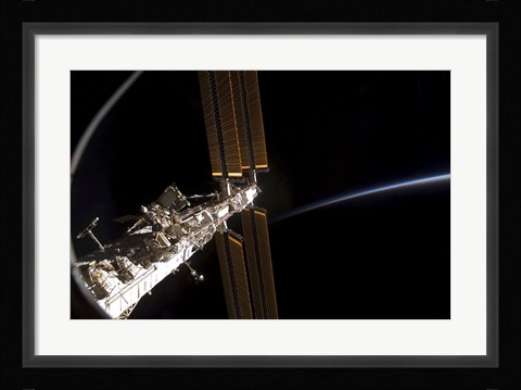 Framed Section of the International Space Station Print