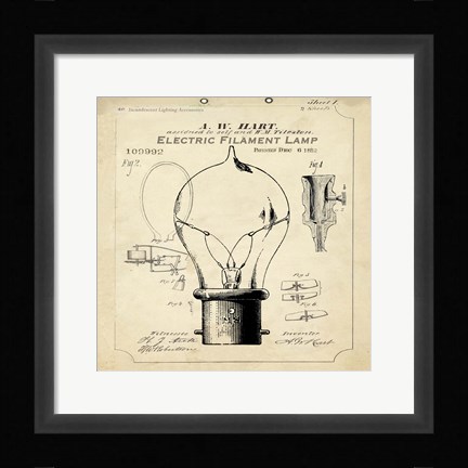 Framed Industrial Design I Print