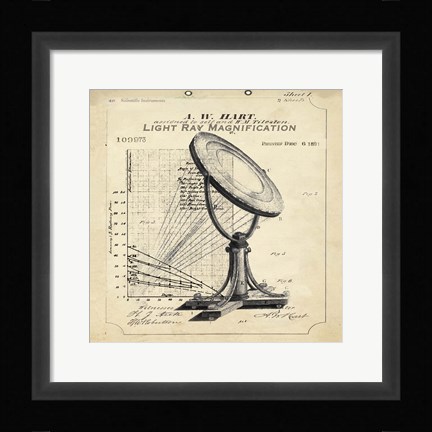 Framed Industrial Design II Print