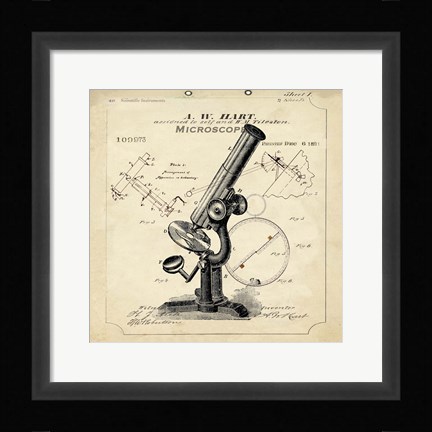 Framed Industrial Design III Print