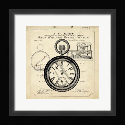 Framed Industrial Design IV Print