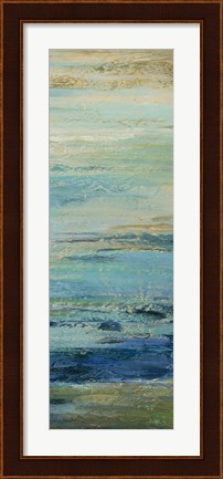 Framed Blue Indigo Panel II Print