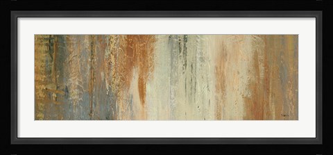 Framed Siena Abstract Panel I Print