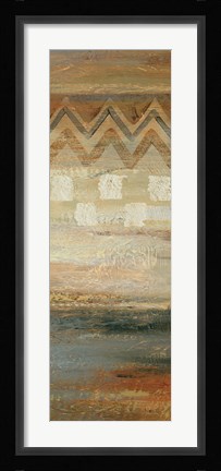 Framed Siena Geometric Panel II Print
