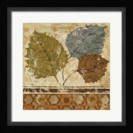 Framed Golden Autumn I Print