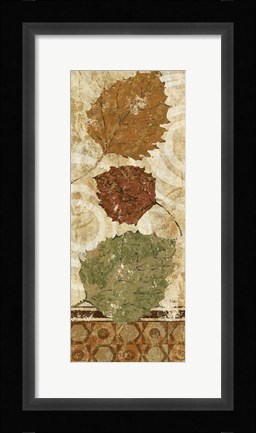 Framed Golden Autumn Panel II Print