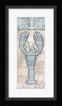 Framed Ocean Life I Print