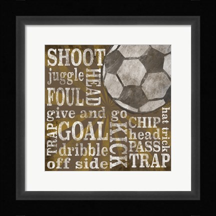 Framed All Star Sports I Print