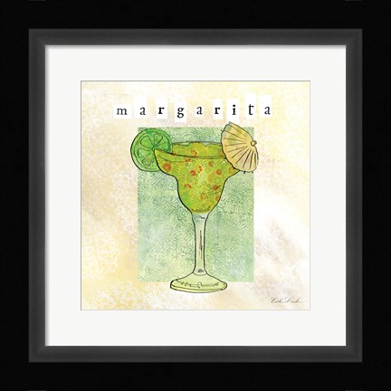 Framed Tropical Cocktails III Print