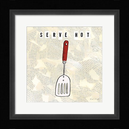Framed Kitchen Utensils II Print
