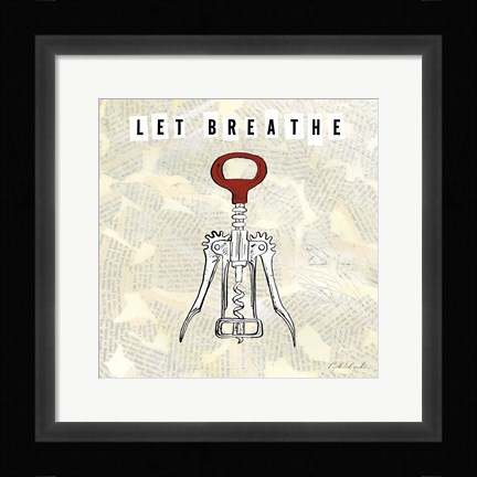 Framed Kitchen Utensils IV Print