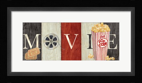 Framed Movie Cinema Signs I Print