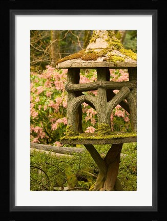 Framed British Columbia, Butchart Gardens Japanese gardens Print