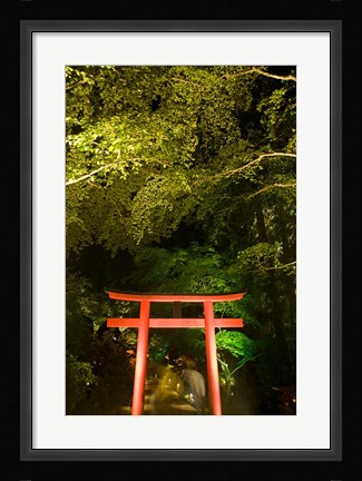 Framed British Columbia, Victoria, Butchart Gardens Print