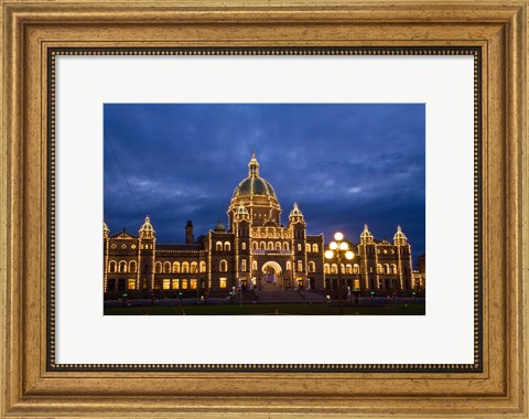 Framed British Columbia, Victoria, Parliament Building Print