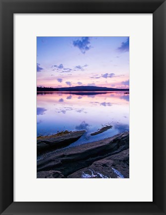 Framed Canada, BC, Salt Spring Island, Southie Point Dawn Print