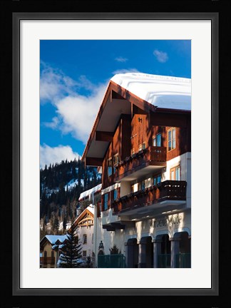 Framed British Columbia, Sun Peaks Resort, ski lodges Print