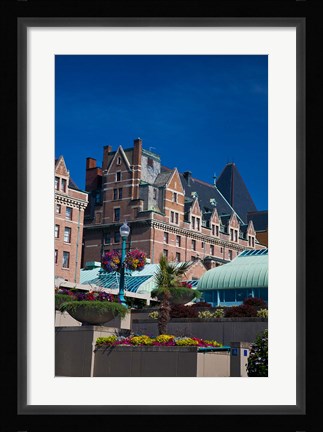 Framed British Columbia, Victoria, Historic Empress Hotel Print