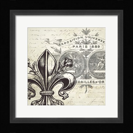 Framed All About Paris I Print