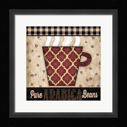 Framed Premium Coffee III Print