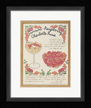 Framed Charlotte Russe Print