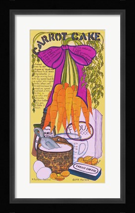 Framed Carrot Cake Print