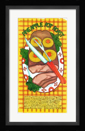 Framed Pineapple Pot Roast Print