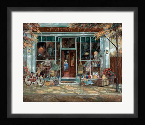 Framed Vintage Rose Revisited Print