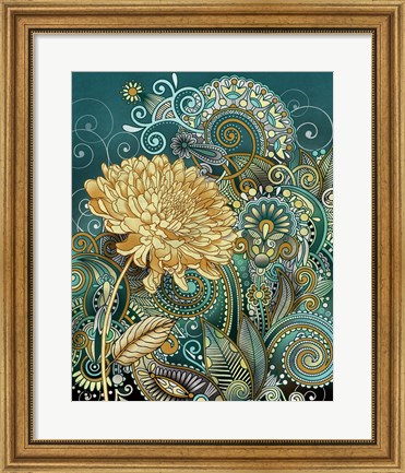 Framed Inspired Blooms I Print