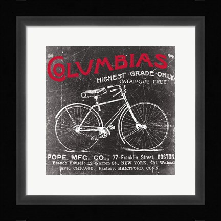 Framed Antique Bicycle II Print