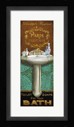 Framed Francais de Bain I Print