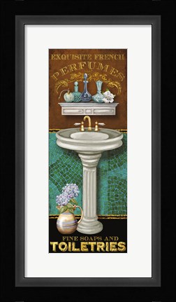 Framed Francais de Bain II Print