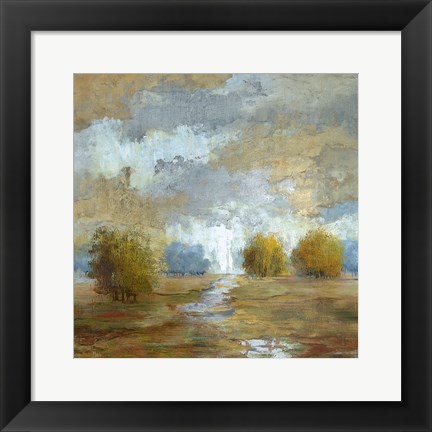 Framed Lush Meadow I Print