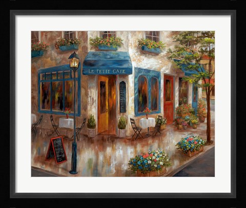 Framed Le Petit Cafe Print