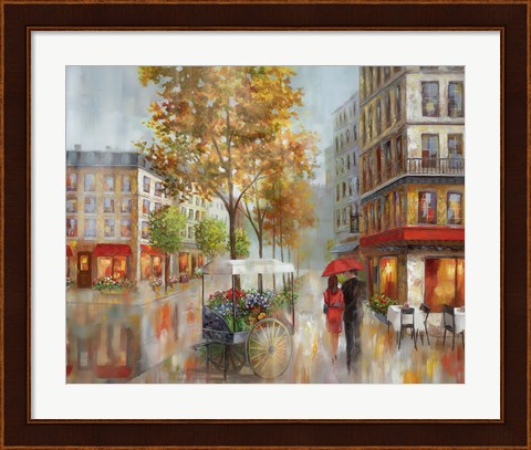 Framed Romantic Promenade I Print