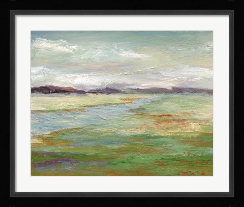 Framed Meadow Stream II Print